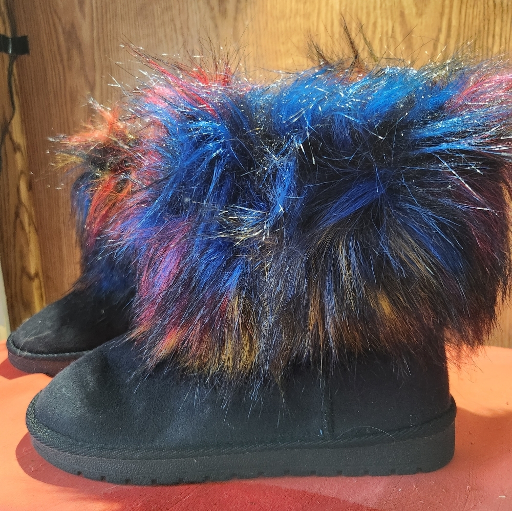 Carrie Faux Fur Dazzle boots